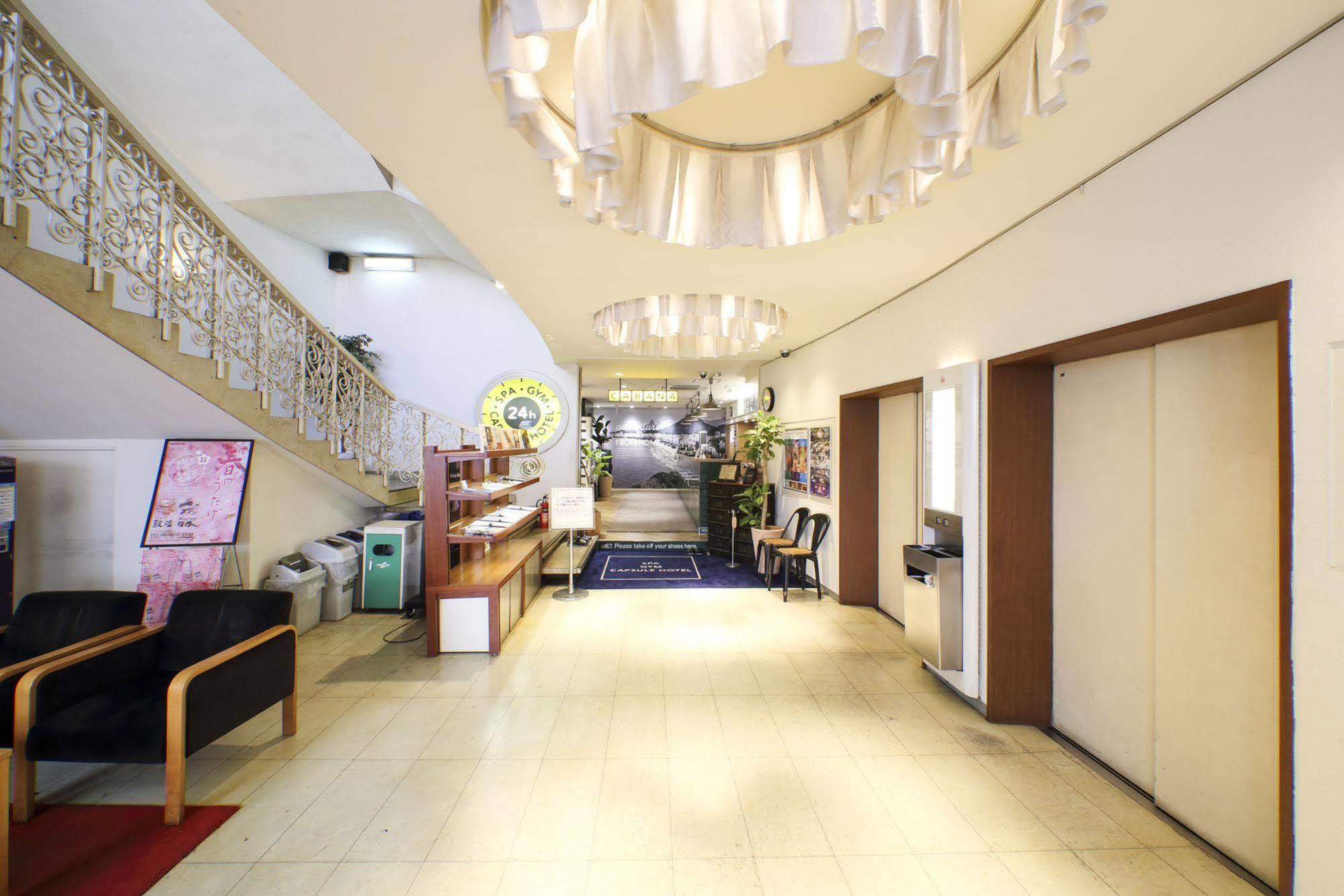 New Japan Capsule Hotel Cabana Ōsaka Exterior foto