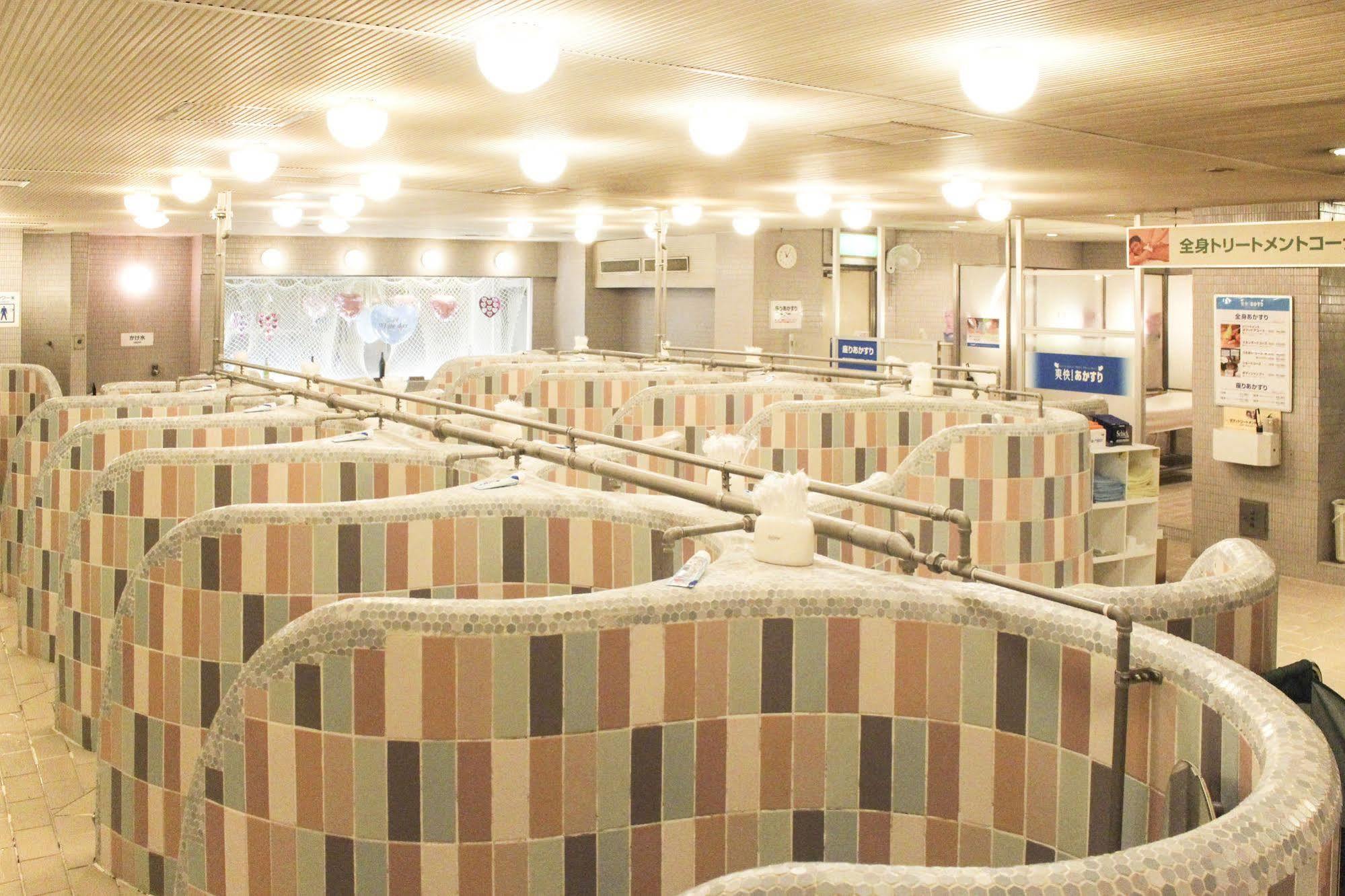 New Japan Capsule Hotel Cabana Ōsaka Exterior foto